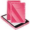 E NET-CASE 2 Pack Custodia per Kindle Paperwhite 12a Gen 2024 (7") e Kindle Colorsoft Signature Edition 2024 (7") Custodia sottile e leggera antigraffio in TPU+PC, Clear & Glitter Raspbery