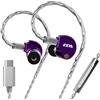 CCA Phoenix - Cuffie in-ear monitor - Driver dinamico a doppio magnete IEM con suono chiaro HiFi e bassi profondi, auricolari professionali da gioco interamente in metallo per musicisti, cantanti e
