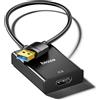 biaze ZH160 - Adattatore USB a HDMI, 1080P@60Hz HDR per laptop/PC/TV/Monitor/Proiettore, Plug and Play, HD Audio Video Trasmissione, compatibile con Windows/Mac