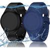 R-fun Braccialetti Impermeabili per Bambini, Compatibili con Apple Air Tag Tracker con Silicone Morbido, Custodia Anti-smarrimento per Bambini,Blu Notte/Nero