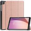 Kepuch Custer Cover per Lenovo Tab M8 4th TB-301FU TB-300FU,PU-Pelle Case Custodia - Rosso Oro