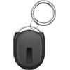 iVoler Custodia in Morbido Silicone per Xiaomi Tag con Portachiavi, Cover Tracker Protettiva Antiurto e Antigraffio, Localizzatore Portatile per Chiavi, Zaini, Bagagli e Animali Domestici, Nero