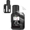 Generico Custodia in silicone compatibile con il comunicatore satellitare globale Garmin inReach Mini 3/3 Plus, custodia resistente e morbida antiurto con pellicola protettiva morbida per lo schermo (Black)