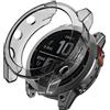 ISABAKE Cover per Garmin Fenix 7X 51mm, Custodia Protettiva in TPU per smartwatch,Custodia Antiurto, Antigraffio, Traspirante Leggera Cover per Garmin Fenix 7X/Fenix 7X Solar/Fenix 7X Sapphire Solar