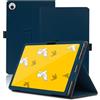 Envibe Custodia per Wacom MovinkPad 11 11.45 Pollici, Cover Tablet Wacom MovinkPad 11, Copertura Protettiva Pieghevole con Supporto per Matita e Cinturino da Polso, Protezione Completa. (Blu)