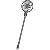 Whoasyst Ventilatore portatile di tipo C multifunzionale tasca collo flessibile per desktop accessori per laptop leggero campeggio collo flessibile USB C