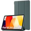 Simpeak Cover Compatibile per Xiaomi Redmi Pad SE 2023 (11.0'') Custodia, Cover in Pelle PU Compatibile con Xiaomi Redmi Pad SE 2023 (11.0'') Ultra-Sottile Folio Supporto Smart Cover, Verde Notte