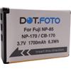 Dot.Foto NP-85 Premium 3.7v / 1700mAh Batteria Ricaricabile per Fujifilm FinePix S1, SL240, SL245, SL260, SL280, SL285, SL300, SL305, SL1000