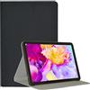 AKNICI Custodia Cover per TECLAST P30HD/ M40 Air/ P30 Air Tablet 10.1 Pollici, Custodia PU Pelle Ultra Sottile Supporto Multiplo con Retro Morbida in TPU per TECLAST P30HD/ M40 Air/ P30 Air, Nero