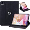 TEDTIKJT Custodia per Xiaoxin Pad Pro/Lenovo Tab Pro 12.7 2025 Custodia Flip Cover Case PU Pelle 360°Multi Angolo Ruotabile Supporto Protezione Tablet Cove Lenovo Tab Pro 12.7 2025,Business Nero