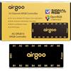Airgoo Segnale magnetico di sostegno di Pin del regolatore 5V 3-Pin del | Hub di illuminazione per PC ARGB alimentato SATA, dimensioni compatte con forti magneti integrati, facile da installare per