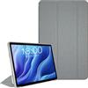 AKNICI Custodia Cover per TECLAST T60 Tablet 12 Pollici Android 13, Custodia PU Pelle Ultra Sottile Leggero in Tri-Fold con Auto Svegliati/Sonno Retro in Morbido TPU per TECLAST T60, Argento