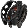 SumRioo Cover Compatibile con Garmin Fenix 8 51mm, [Senza Pellicola Protettiva] Custodia in TPU Flessibile Morbido Custodia Durevole per Garmin Fenix 8 51 mm, Nero
