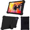 KUSINHOKA Custodia per ALLDOCUBE iPlay 70 Mini Ultra 8.8 Pollici, Morbido Silicone [Antiurto] Protettiva Cover, Anti-Graffio Protezione Custodia con Funzione di Supporto, Nero