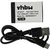 vhbw batteria compatibile con Saramonic VmicLink5 RX, TX+, RX+, TX fotocamera (1000mAh, 7,4V, Li-Ion), presa USB-C