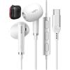 ACAGET Cuffie USB C con microfono e controllo del volume per Xiaomi 17 Ultra 17T | Cuffie In-Ear HiFi Stereo per iPhone Air 17 16e 15 18 Pro Max Galaxy A16 A17 A57 A56 S26 S25 A37 A27 Pixel 11 10 9a per OPPO