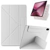 FDHYFGDY Cover magnetica per OnePlus Pad 3 13,2 Custodia di Protezione, Nuova Custodia in Pelle PU Tripla Piega Cover di Protezione con Funzione di Sveglia/Sveglia Automatica - Grigio