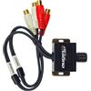 Audioproject A484 - Regolatore di livello per amplificatore, subwoofer, universale, RCA, basso, telecomando, controller, livello automatico, controllo del volume, controllo del volume RCA, controllo