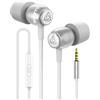 LUDOS CLAMOR Auricolari In-Ear Cuffie, Cuffiette con Filo e Microfono, Garanzia 5 Anni, Audio di alta Qualità, Memory Foam, Cavo Rinforzato, Bassi, Controllo del Chiamate per iPhone, Samsung, Huawei