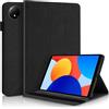 Succtopy Custodia per Xiaomi Redmi Pad SE 8.7 Pollici 2024 Cover in Pelle PU con Porta Penna Xiaomi Redmi Pad SE 8.7 Custodia Protettiva con Funzione di Supporto Case Redmi Pad SE 8.7 Nero