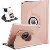 TiMOVO Custodia per iPad 6ª/5ª gen 9,7 (2018/2017) e Air 1/2 - Rose Gold | Rotazione a 360 gradi, supporto per Apple Pencil, attivazione/sospensione automatica