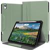 H HOLIMET HOLIMET Custodia per iPad Air 6 Generazione 2024 11'', Cover per iPad Air 5./4. Generazione 2022/2020 10.9 Pollici con Pencil Holder, Auto Svegliati/Sonno Smart Folio Cover Case (Verde)