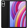 zZjoOoj Custodia Chiaro per Tablet Redmi Pad Pro/Xiaomi Poco Pad (12.1 Inch 2024 Modelo),Anti Ingiallimento Trasparente Sottile Tablet Cover,Nero