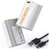 K&F CONCEPT 2520 mAh DMW-BLK22 Batteria 2 Pack USB-C Batterie a Ricarica Completa 2,5 ore, Compatibili con Panasonic LUMIX S5, S5II, GH6, GH5, G5 II, S5 IIX, GH7, S9, G9 II