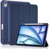 ProCase Cover per iPad Air 11 M4 2026/M3 2025/M2 2024 con Portapenna - Compatibile anche con iPad Air 10.9 (5ª/4ª gen 2022/2020), Funzione Sleep/Wake Automatica, Blu Marino