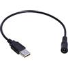 xbiez USB A DC5V Cavo di Alimentazione Cavo USB Maschio A 5.5x2.1mm Femmina DC5V Alimentazione Spina Connettore Linea