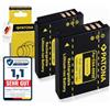 PATONA 2x CGA-S005 Batteria 1000mAh per Panasonic Lumix LX3 LX9 | Anche per serie FX, D-LUX 2/3/4 e FinePix F20 F40 - ricambio per DMW-BCC12, Leica BP-DC4 e Fuji NP-70