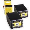 PATONA 2X Batteria per Canon BP-827 BP‑819 BP‑809 BP‑807 2000mAh 7.4V | Batteria per XA10 HG20 HG21 FS10 FS21 FS22 FS200 FS306 HF G10 M300 M306 S10 S100 S11 S20 S200 S21