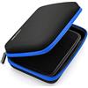 deleyCON Cover Custodia per Dispositivi di Navigazione - 6 & 6,2 Pollici (17 x 12 x 4,5 cm) - Resistente & Antiurto - 1 Tasche Interne - Blu
