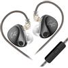 CCA KZ Castor Auricolari In-Ear Monitor, Auricolari In-Ear HiFi con Bassi Migliorati, Dual-Dynamic Driver, Auricolari da Gaming, Cavo 2PIN-C Rimovibile