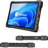 HEIGAOLAPC Tablet Esterni Antishock Rugged Tablet Computer PC Industriale Resistente Acqua 10,1'', Win 11 Pro, Celeron J4105 8GB Ram 128GB Rom, 8000mAh, GPS, SIM 4G LTE, HDMI, USB3.0, RS232, 5G WiFi