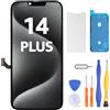 LL TRADER Schermo per iPhone 14 Plus LCD 6,7'' e Kit di Riparazione A | Display FHD con 3D Touch e Digitalizzatore, Dotato di Nastro Adesivo Impermeabile e Pellicola Protettiva