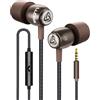 LUDOS CLAMOR Auricolari In-Ear Cuffie, Cuffiette con Filo e Microfono, Garanzia 5 Anni, Audio di alta Qualità, Memory Foam, Cavo Rinforzato, Bassi, Controllo del chiamate per iPhone, Samsung, Huawei