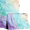 LSPCASA Protettiva Case Per iPad 10.2 / iPad 7th Gen/iPad 8th Gen/iPad 9th Gen PU+TPU Materiale Cover iPad 9 Generazione Con Slot Per Carte Custodia iPad 9 Generazione pittura ad olio