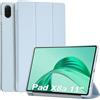WD&CD Custodia Compatibile per Honor Pad X8a 11, Ultra Sottile PU leather Smart Pelle Cover con la Funzione Compatibile per Honor Pad X8a 11 Tablet - Blu Ghiaccio