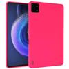GIOPUEY Cover per Xiaomi Pad 6, Guscio posteriore in TPU morbido, Ultra-sottile, Anti-vibrazione e anti-scivolo - rose red