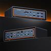 iVANKY FusionDock Max 2 23-in-1 Intel certificata Thunderbolt 5 Dock | Versione Aggiornata, Triplo 6K@60Hz, 120 Gbps, solo per Macbook M1-M5 Pro/Max, 6*10Gbps USB, SD/TF 4.0, 140W PD, 2,5 GbE