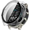 Generic Custodia rigida in policarbonato compatibile con Amazfit Cheetah 2 Pro, antiscivolo, ultra sottile, antigraffio, con pellicola protettiva in vetro temperato, per Amazfit Cheetah 2 Pro