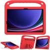 Nikaque Custodia per bambini per Samsung Galaxy Tab S8 da 11 pollici 2022 (SM-X700/X706), in schiuma EVA, leggera, antiurto, resistente, copertura per tablet con maniglia e supporto, per bambini, rossa