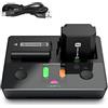 LIMETA CR2 Caricabatterie Compatto per Batterie NP-FZ100/NP-FW50/NP-BX1- Ricarica Rapida per Fotocamere Sony Alpha, A7III, A7IV, A6700, ZV-E1, FX30 ecc. Funzione di scarica