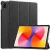 SATURCASE Custodia per Huawei MatePad SE 11 pollici, pelle PU flip pieghevole custodia protettiva per tablet sottile leggera (nero)