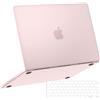 NPUOLS Custodia per MacBook Neo 13 2026 A18 Pro, Rosa Semitrasparente | Cover Rigida Ultra Sottile per Mac Neo 13 Modello A3241 A3114 A2941, A18 Pro, con Protezione Tastiera Sottile TPU Versione UE