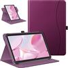 FINTIE Custodia Universale per 9-11 Pollici Tablet (9''-10.5''/10.9''/11'') | 360 Gradi di Girevole Cover con Tasca per HiGrace/TECLAST/Blackview/YOTOPT/MEBERRY/DOOGEE/YESTEL Tablet, Viola