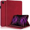 Succtopy Custodia per iPad Pro 12.9 6a/5a/4a Generazione Cover in Pelle PU con Porta Penna Custodia Protettiva con Funzione di Supporto Case iPad Pro 12.9 2022/2021/2020 Rosa