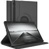 EAZY CASE - Custodia per Galaxy Tab S10 FE tablet Cover protettiva Smart Cover Supporto rotante Astuccio pieghevole 360° girevole con funzione stand Similpelle Nero