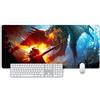 ITBT Monster Hunter Tappetino Mouse Gaming, Grande Anime Mouse Pad XXL 900x400mm Confortevole, Lavabile, 3mm Antiscivolo Tappetino Scrivania Supporto per Ufficio Computer, Adatto per Computer e PC, H